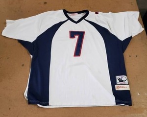 lot 7755 image: John Elway Denver Broncos 1989 Throwback Jersey