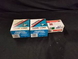 lot 7678 image: Federal 12 Guage - 2 boxes, Windhester 12ga Shells -2 boxes