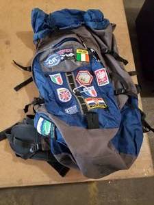 lot 7752 image: Jansport Backpack w International Patches