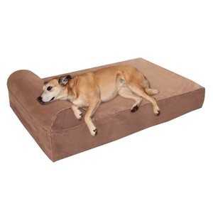 lot 6434 image: Big Barker 7 Orthopedic Dog Bed with Pillow-Top (Headrest Edition)  Dog Beds Made for Large, Extra Large &amp XXL Size&nbsp