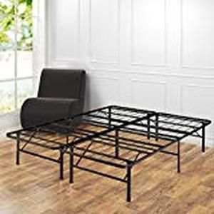 lot 6468 image: Sleep Master Platform Metal Bed FrameMattress Foundation, Queen