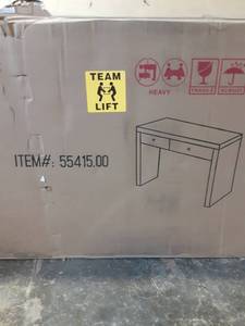 lot 6477 image: Noble House Home Furnishings two drawer desk
