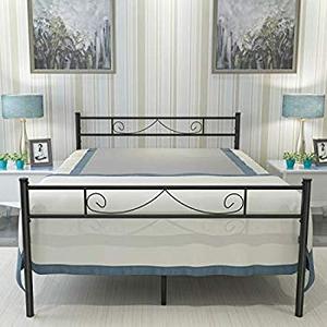 lot 6465 image: HaaGeep 14 Platform bed frame and headboard Queen