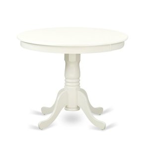 lot 6483 image: ANT-LWH-TP Antique Table 36 Round with Linen White