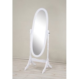lot 6500 image: Roundhill Furniture Traditional Floor Cheval Mirror