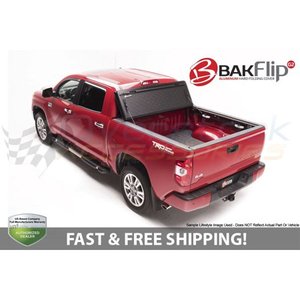 lot 6505 image: 2017 F-250F-350 Super Duty 8.2ft Bed BAK BAKFlip G2 Hard Tri-Fold Tonneau Cover