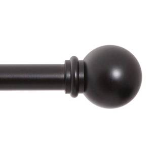 lot 6516 image: 58 Chelsea Standard Decorative Window Curtain Rod Black - Kenney, Size 48-86