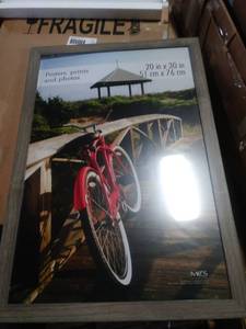 lot 6517 image: Mcs 20x30 Inch Museum Poster Frame, Barnwood 68866