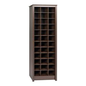 lot 6521 image: Freemont Shoe Storage Espresso Brown - Prepac, Brown Brown
