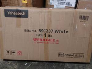 lot 6537 image: Yaheetech 37L Portable &amp Foldable Manicure Table Nail Technician&nbsp