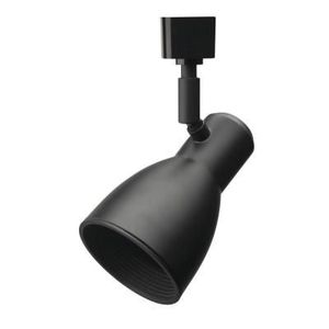 lot 4916 image: Lithonia Lighting LTHSTBF BR20 DBL M4 Black BR20 Step Baffle Track Head, Black