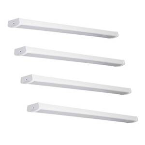 lot 4926 image: Honeywell 4000 Lumen 4ft Integrated LED Wraparound Ceiling Light (4 Pack)