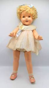 lot 2405 image: Shirley Temple Composition 22 Doll - Original Dress