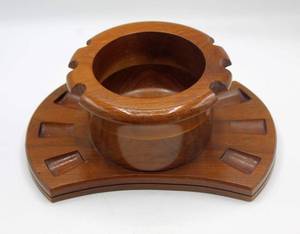 lot 1961 image: VINTAGE ESTATE PIPE HOLDER DISPLAY TOBACCO HOLDER