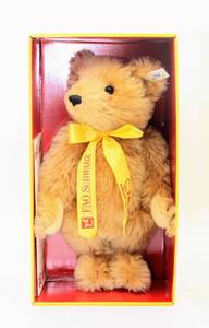 lot 2410 image: 1993 STEIFF FAO SCHWARZ MUSICAL TEDDY BEAR 652080 Limited Ed #00121 of 2000 COA NRFB