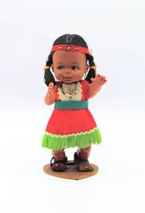 lot 2425 image: Vintage Native Amercian Indian Girl Doll Made by THE CHEROKEES QUALLA RESERVATION Cherokee, NC