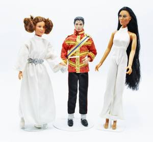 lot 2443 image: POP CULTURE ICONS - 1978 PRINCESS LEIA Doll, 1975 CHER Doll and 1984 MICHAEL JACKSON DOLL