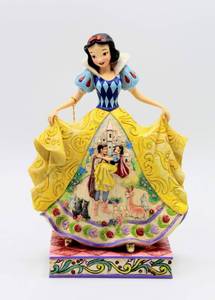lot 2455 image: JIM SHORE Disney Traditions Fairy Tale Endings For The Fairest Of Them All SNOW WHITE