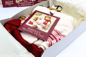 lot 2509 image: AMERICAN GIRLS COLLECTION SPECIAL EDITION KIRSTENS SKATING OUTFIT NEW RETIRED