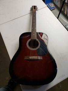 lot 4834 image: Johnson Acoustic Guitar JG-620-R