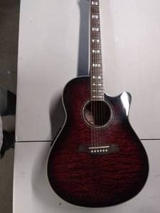lot 5843 image: Ibanez AEF37E-TCS-OP-01 Acoustic Electric