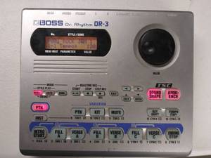 lot 5854 image: BOSS DR-3 Dr. Rhythm Drum Machine
