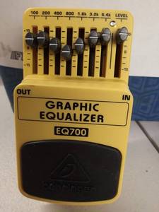lot 5869 image: Behringer EQ700 Graphic Equalizer Pedal
