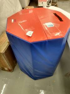 lot 8744 image: BalanceFrom GoGym Octagon Tumbler Skill Shape Trainer, 36 in x 32 in x 32 in