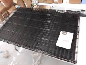 lot 8791 image: amazonbasics single Door folding metal dog crate