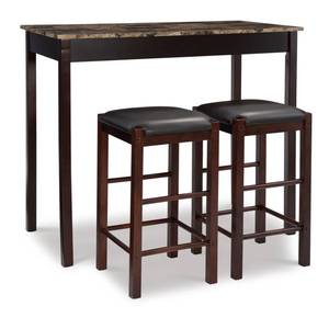 lot 8793 image: Linon Tavern Collection 3-Piece Table Set