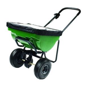 lot 8799 image: Precision Pro 100 lb. Broadcast Spreader with Rain Cover NO HANDLE