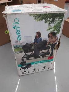 lot 8812 image: eventflo pivot modular travel system with safemax infant car seat stroller