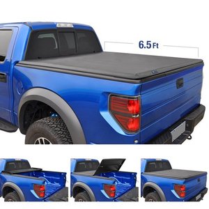 lot 8827 image: Tyger Auto T3 Tri-Fold Truck Bed Tonneau Cover TG-BC3C1007 Works with 2014-2019 Chevy SilveradoGMC Sierra 1500 2015-2018 Silverado Sierra 2500 3500 HD Fleetside 6.5 Bed wo Utility Track