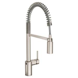 lot 8859 image: Moen 5923EW Align 1.5 GPM Single Hole Pull Down Kitchen Faucet