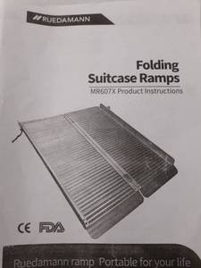lot 8868 image: Ruedamann Folding Suitcase Ramp Aluminum
