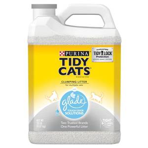lot 8880 image: Purina Tidy Cats Scoop with Glade Cat Litter Jug 20 lbs