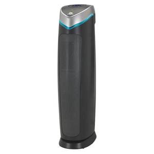 lot 8929 image: GermGuardian - 3-in-1 180 Sq. Ft. Air Purifier - Dark Gray
