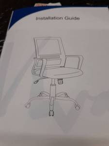 lot 8988 image: Office Black Mesh Office Chair