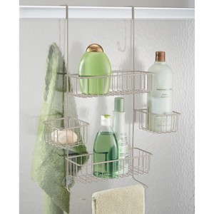 lot 9023 image: InterDesign Metalo Over Door Shower Caddy
