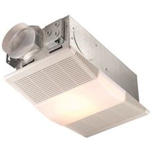 lot 9105 image: NuTone 665RP Heat-A-Ventlite 70 CFM Exhaust Fan with 1300-Watt Heater and 100-Watt Incandescent Light