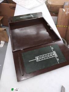 lot 9117 image: dartboard case bullseye darts club wall mounted