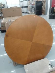 lot 9142 image: Black Brown Tabletop DAMAGED