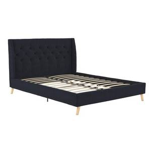 lot 9145 image: Twin Her Majesty Bed Blue Linen - Novogratz