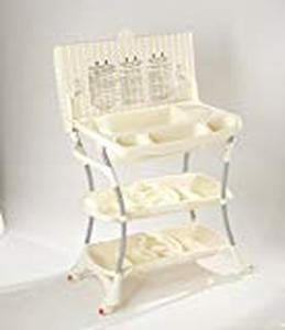 lot 9146 image: Primo EuroSpa Bath and Changing Center, HoneyCream
