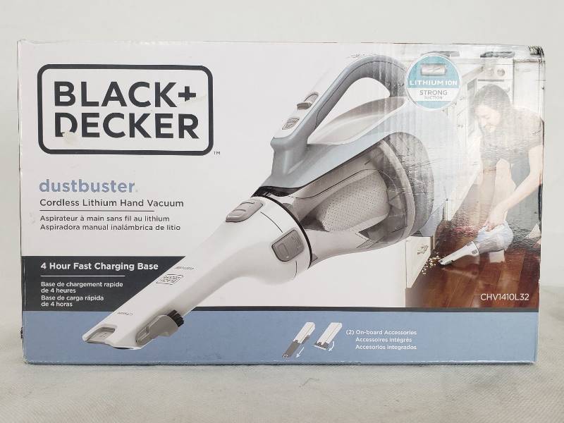 Black and Decker 16V Lithium Hand Vacuum, CHV1410L32, Unsealed Deals Small  Furniture, Electronics, Video Games, Sports & More!