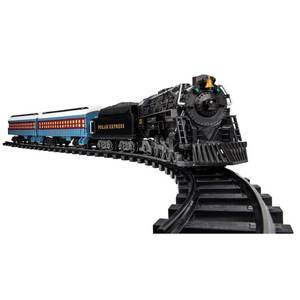 lot 715 image: Lionel Large Scale The Polar Express with Remote Battery Powered Model Train Set