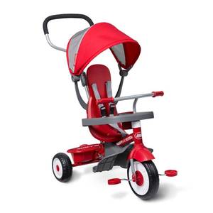 lot 717 image: Radio Flyer, 4-in-1 Stroll N Trike, Grows with Child, Red