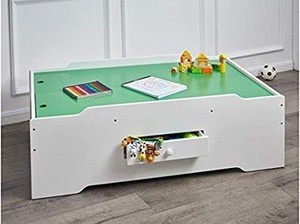 lot 718 image: Amazonbasics Play Table, White