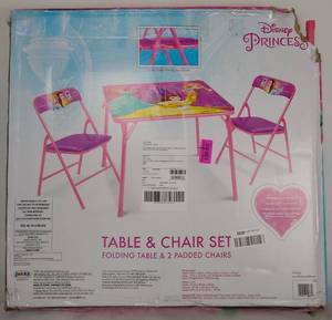 lot 727 image: Princess Table & Chairs
