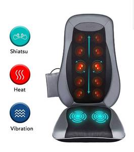lot 742 image: Naipo Back Massage Seat Cushion with Heat for Chair, Deep Kneading Rolling and Vibrating